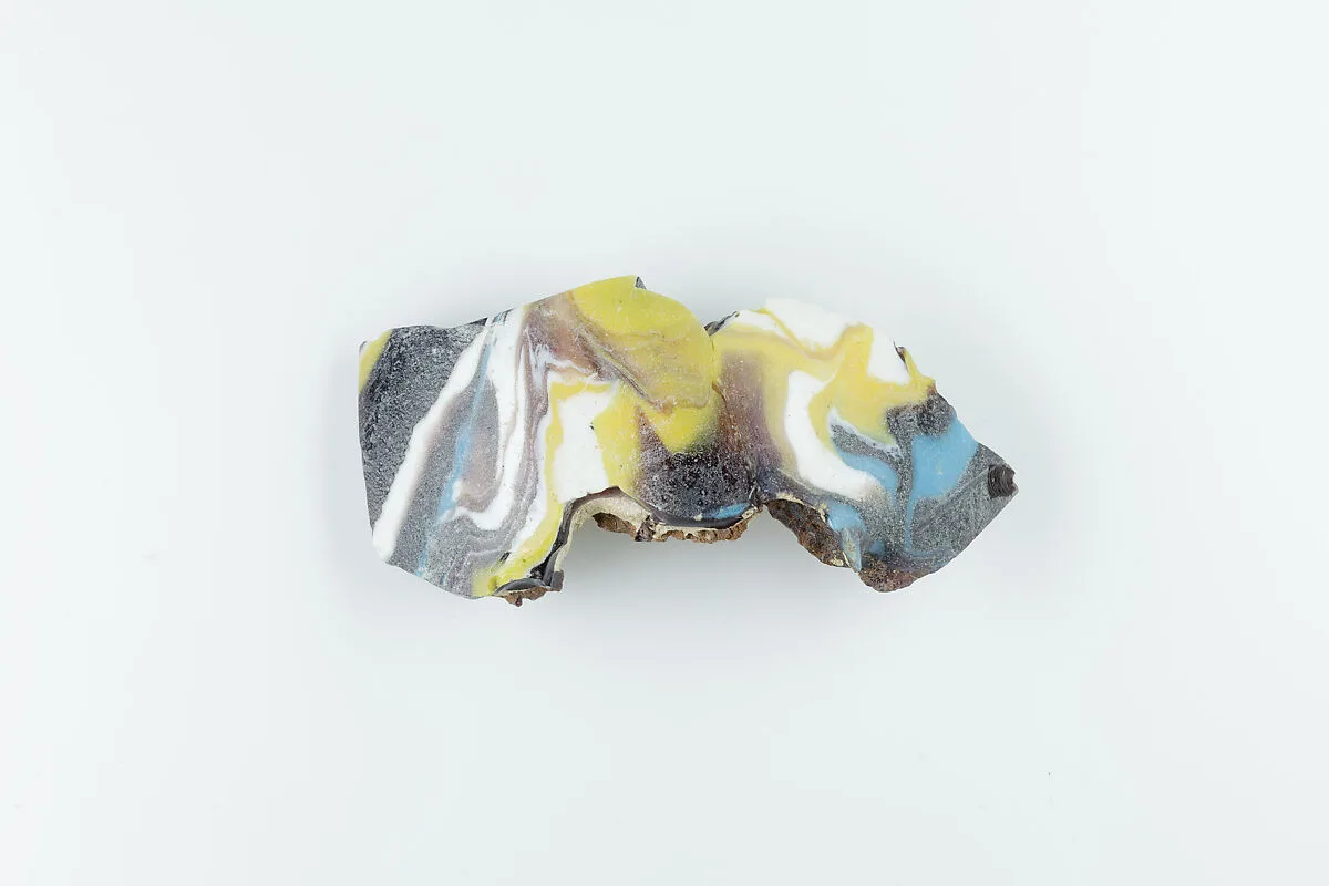 Fragment from Thick Walled Marbled Vessel — Unknown