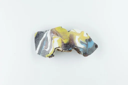 Fragment from Thick Walled Marbled Vessel