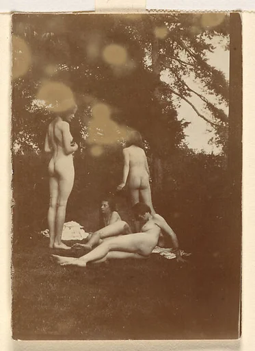 [Cavorting by the Pool at Garsington]