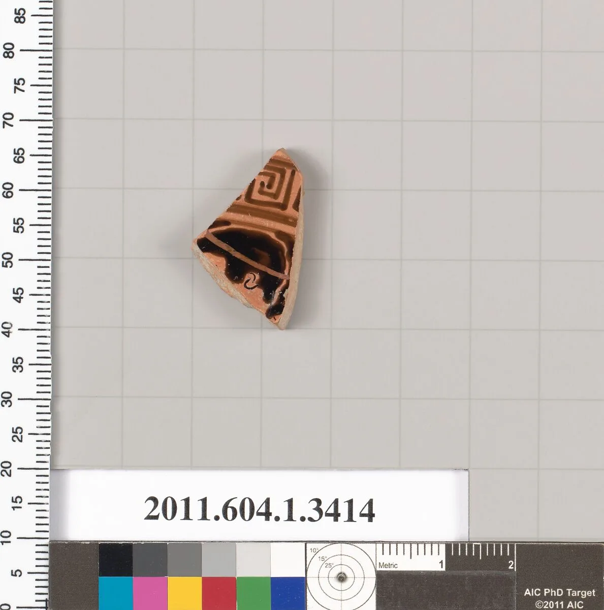 Terracotta fragment of a kylix (drinking cup) — Unknown