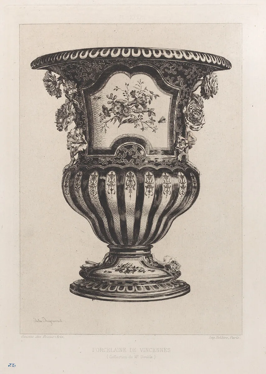 Porcelain from Vincennes — Gazette des Beaux-Arts|Jules-Ferdinand Jacquemart|Auguste Delâtre
