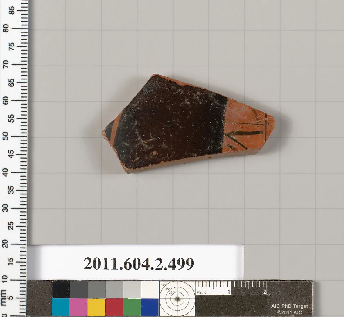 Terracotta fragment of a column-krater (bowl for mixing wine and water) — Unknown