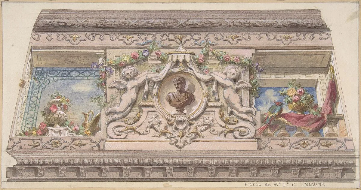 Design for Cove, Hôtel Cahen d'Anvers — Jules-Edmond-Charles Lachaise|Eugène-Pierre Gourdet