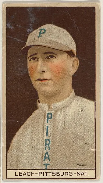 Thomas W. Leach, Pittsburgh, National League, from the Brown Background series (T207) for the American Tobacco Company — American Tobacco Company