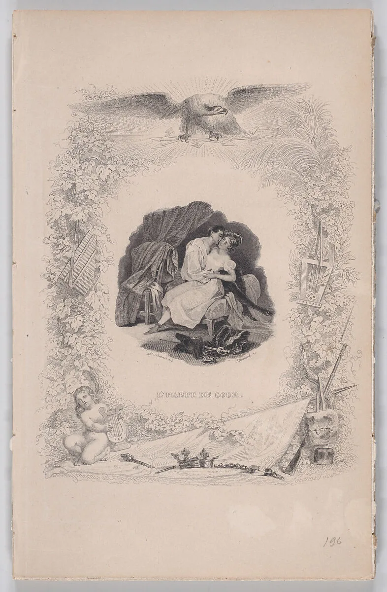 "The Court Attire" from The Songs of Béranger — Fournier & Perrotin|François-Louis Français|Melchior Péronard|Alfred Johannot|Auguste Blanchard père|Pierre Jean de Béranger