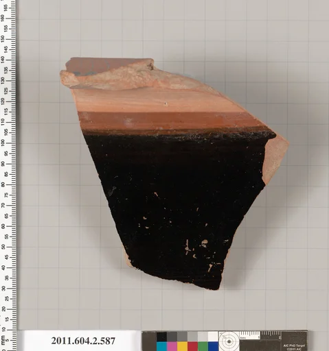 Terracotta fragment of a column-krater (bowl for mixing wine and water)