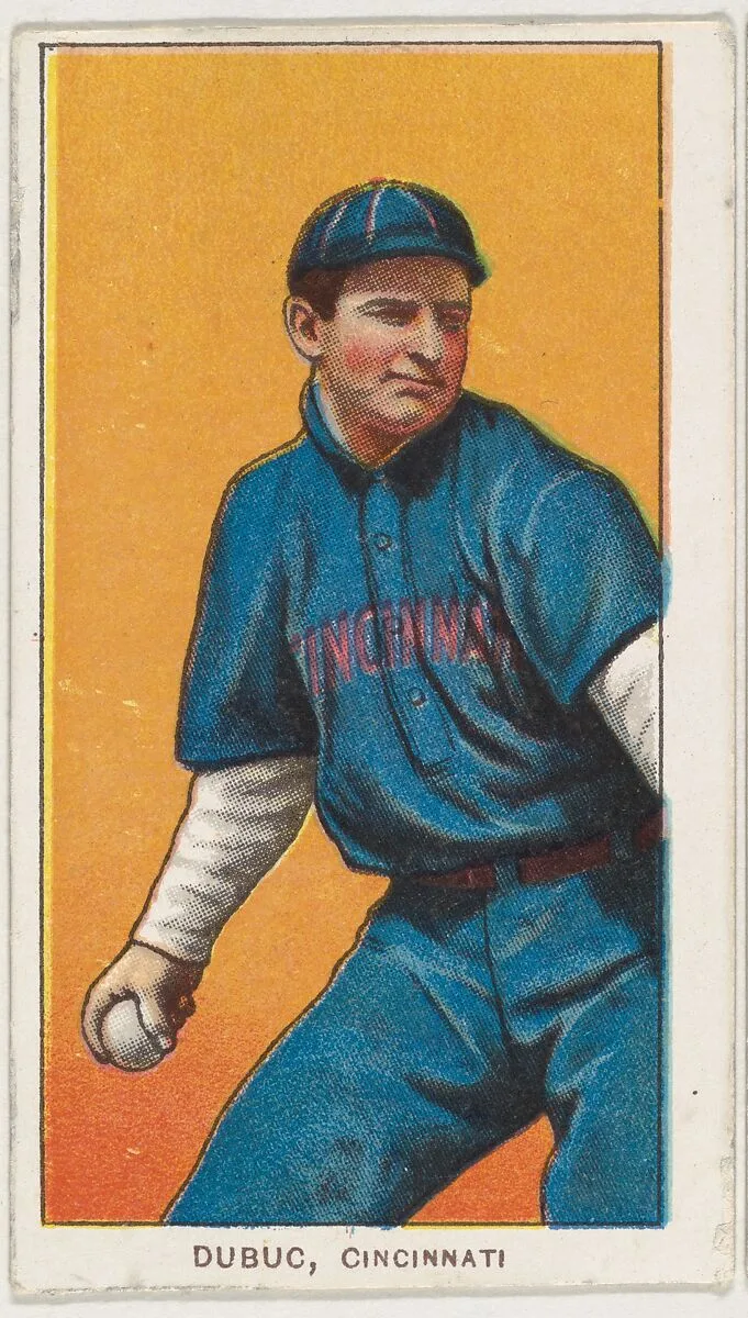 Dubuc, Cincinnati, National League, from the White Border series (T206) for the American Tobacco Company — American Tobacco Company