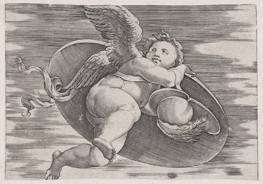 Eros Stealing Man's Shield