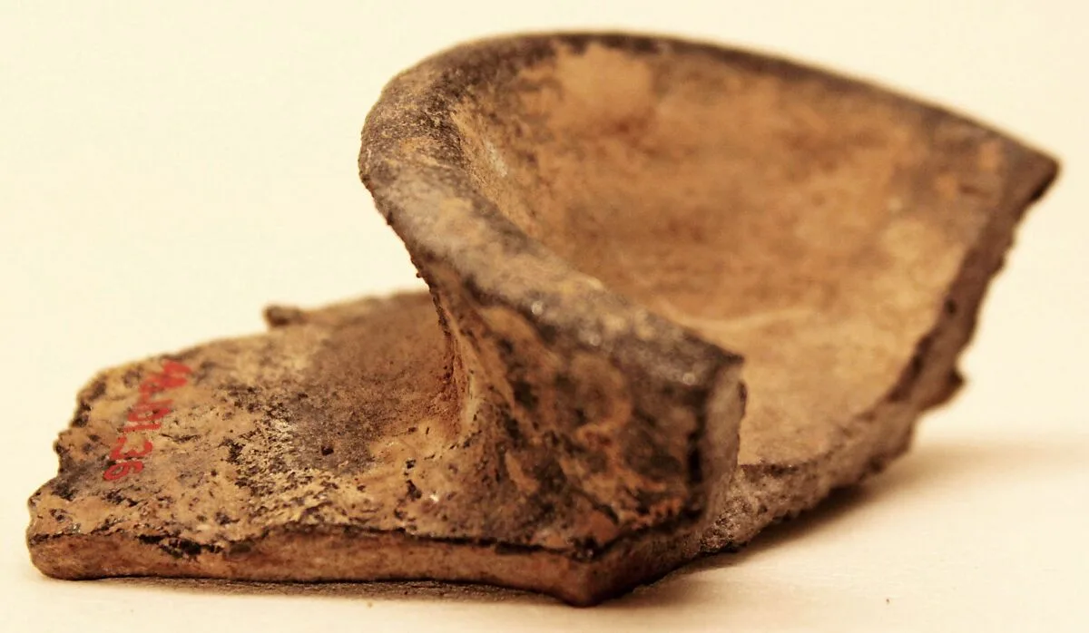 Fragment of a Misfired Vessel Base (Waster?) — Unknown