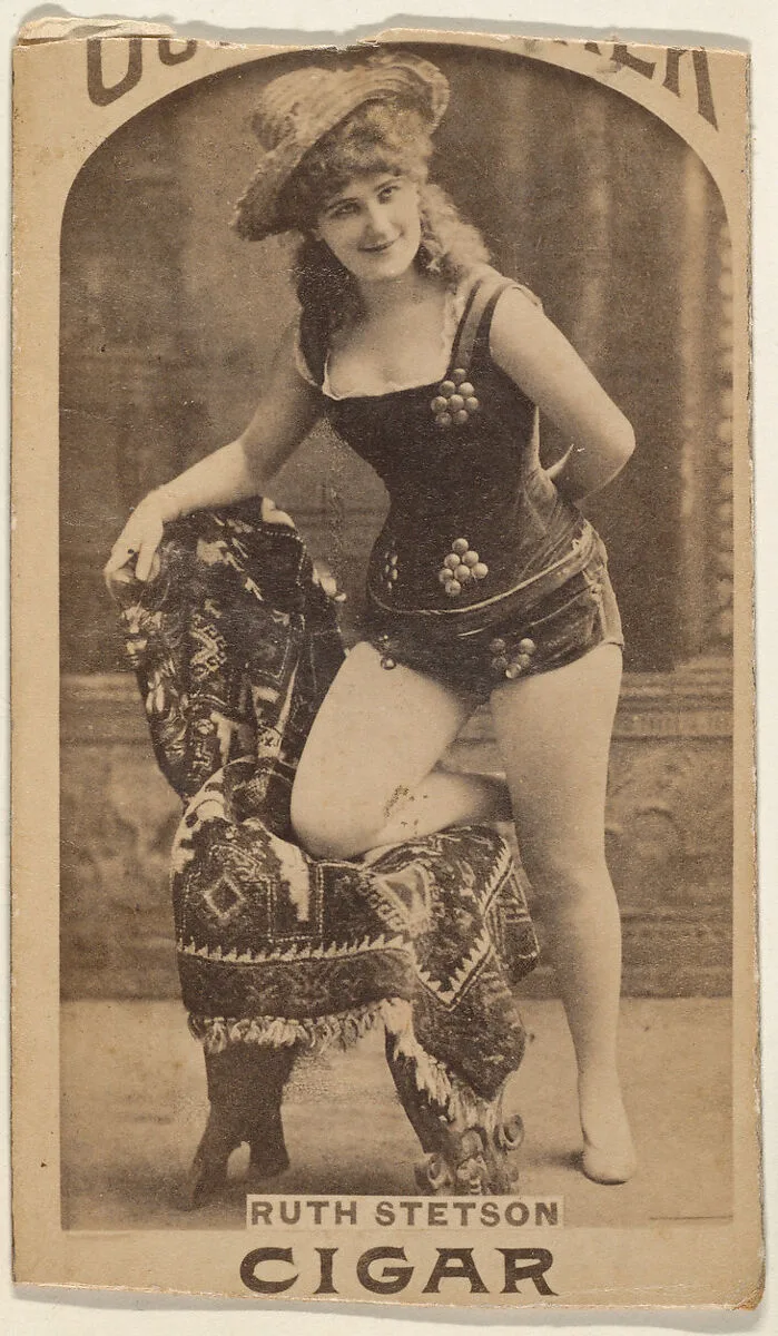 Ruth Stetson, from the Actresses series (N665) promoting Our Knocker Cigars — Unknown