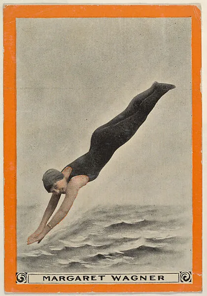 Margaret Wagner, No. 93, Methods of Rescue, from the Champion Women Swimmers series (T221), issued by Pan Handle Scrap — Pan Handle Scrap Company