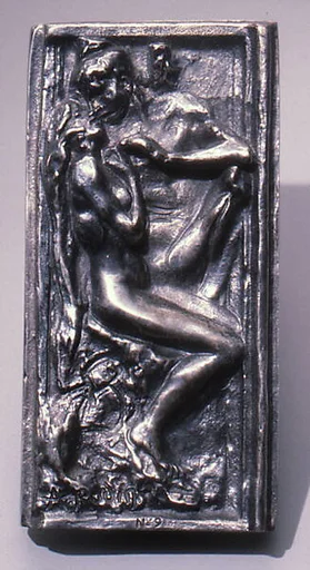 Embracing couple