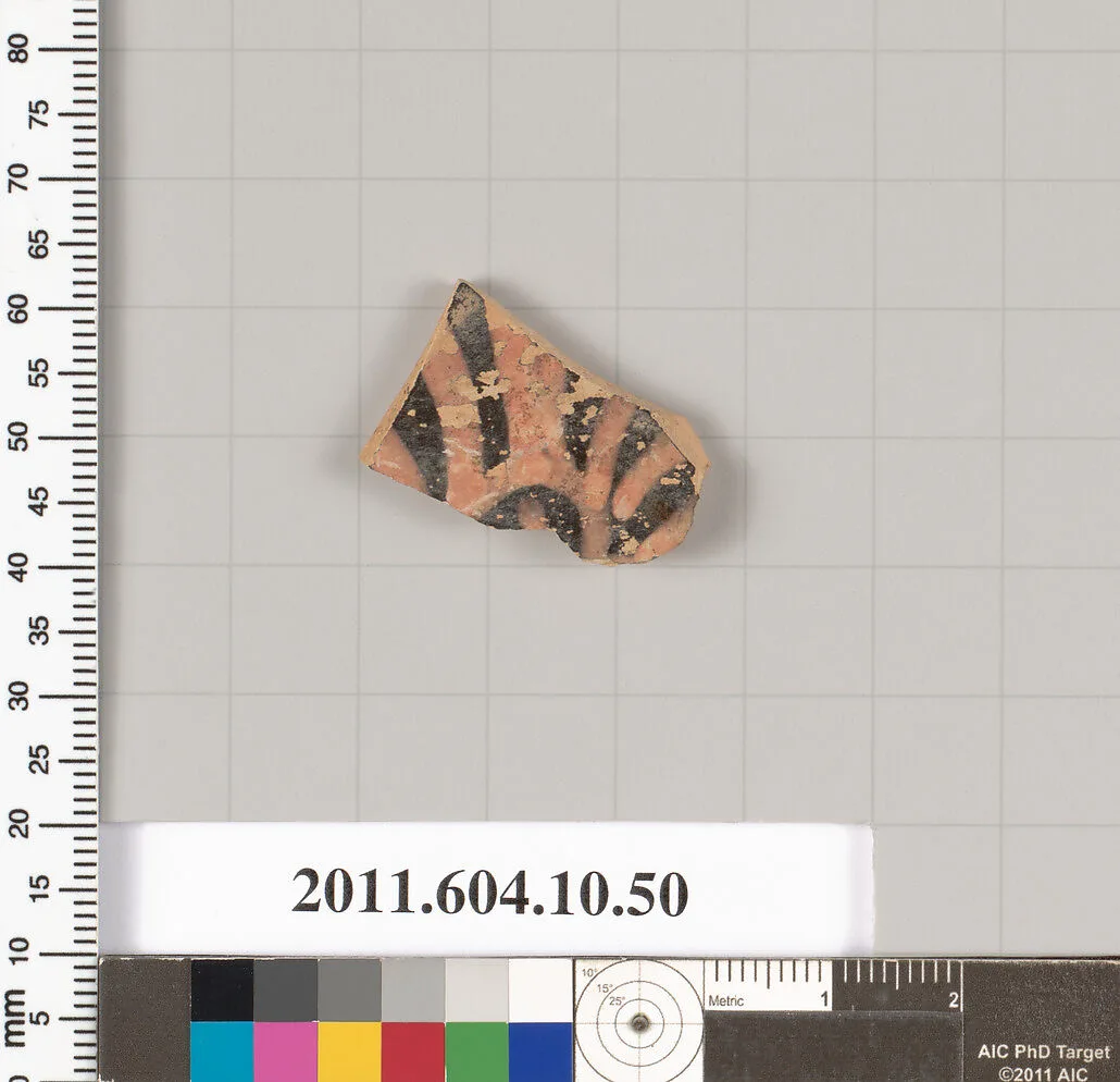 Terracotta fragment of a kylix (drinking cup) — Unknown