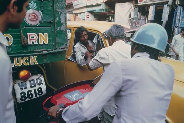 A Taxi Driver, Calcutta, West Bengal — Raghubir Singh