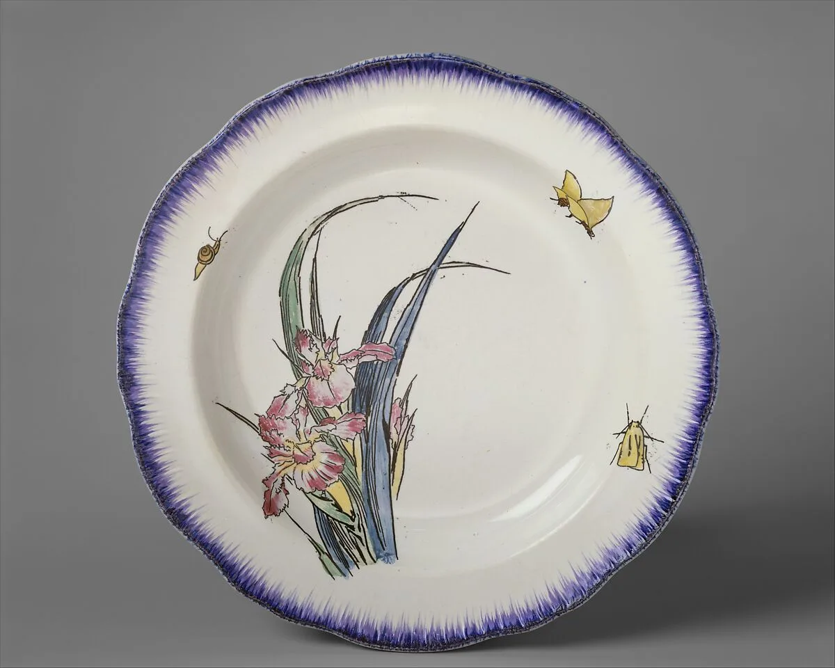Soup plate (part of a set of three) — Félix Bracquemond|Lebeuf et Milliet|Eugêne Rousseau