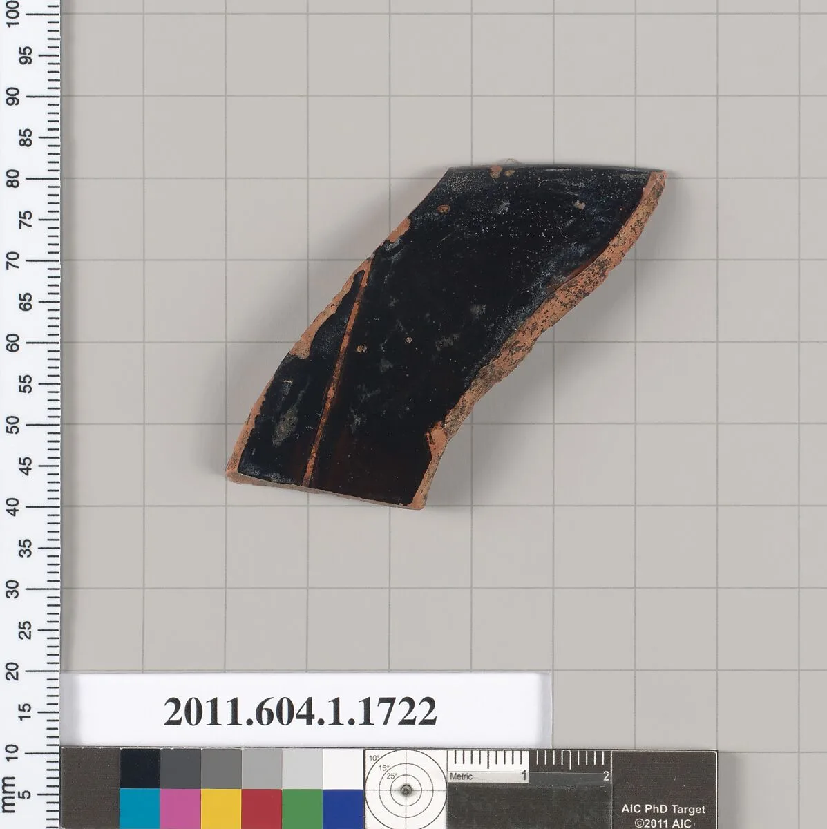 Terracotta rim fragment of a kylix (drinking cup) — Unknown