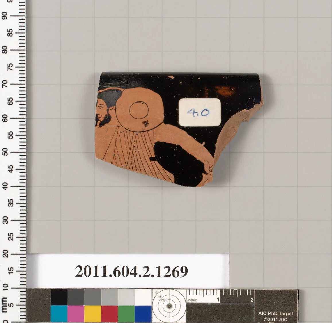 Terracotta rim fragment of a skyphos (deep drinking cup) — Unknown