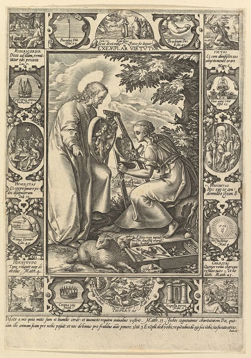 Exemplar Virtutum, from the "Allegorical Scenes from the Life of Christ" — Hendrick Goltzius