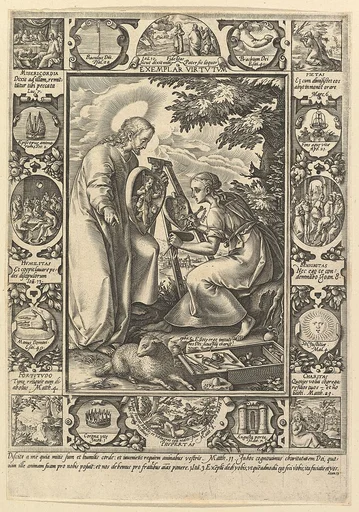 Exemplar Virtutum, from the "Allegorical Scenes from the Life of Christ"