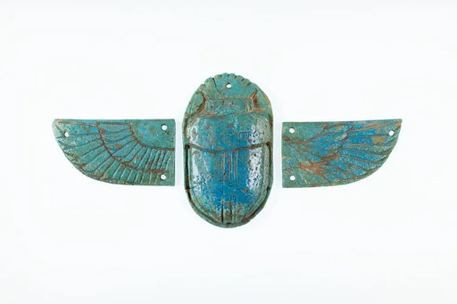 Winged scarab
