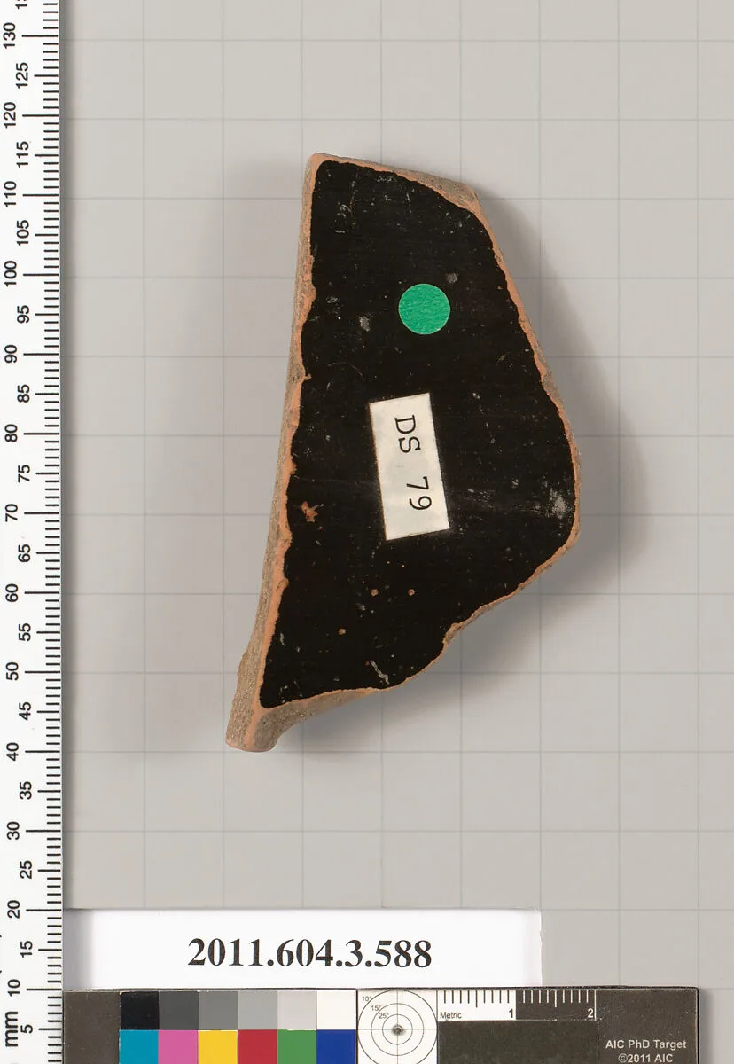 Terracotta fragment of a column-krater (bowl for mixing wine and water) — Unknown