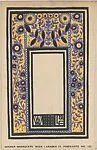 Ornamental Motif and Stylized Flowers — Wiener Werkstätte|Franz Lebisch