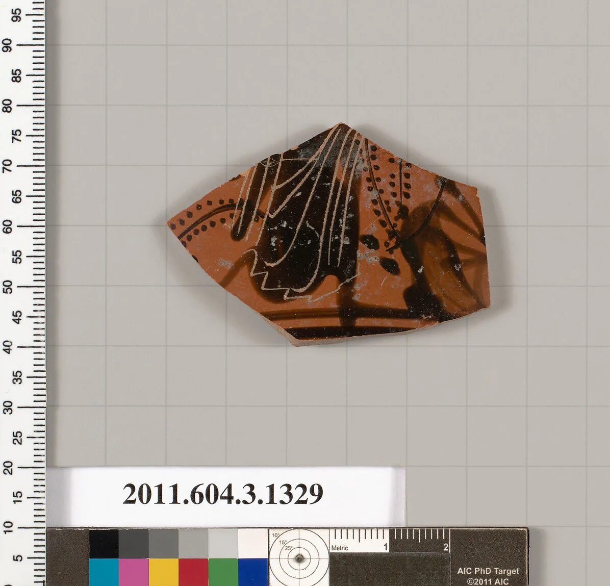 Terracotta fragment of a skyphos (deep drinking cup) — Unknown