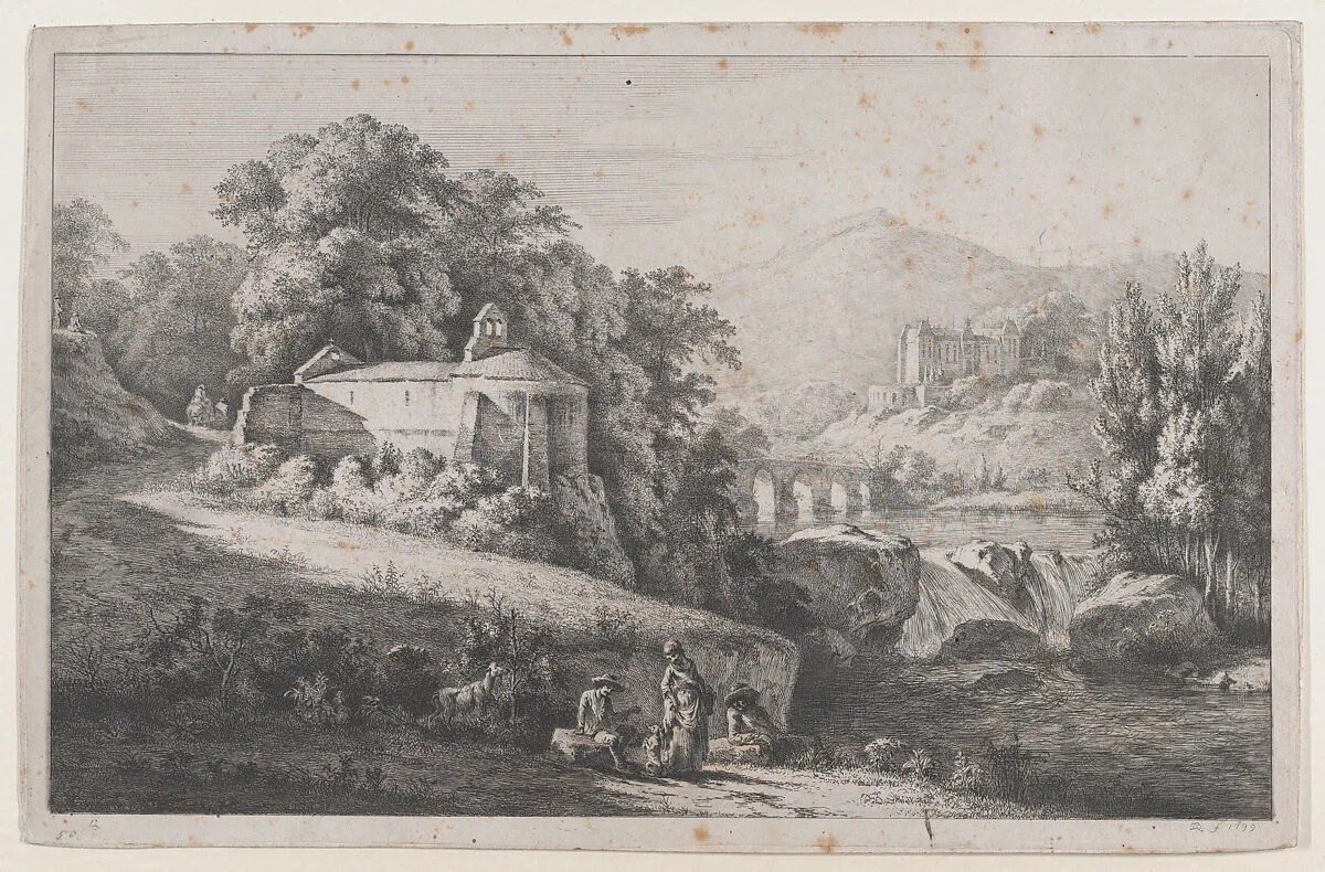 Old Chapel at Châtillon-d'Azergues — Jean Jacques de Boissieu
