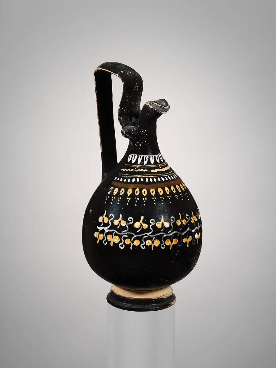 Terracotta oinochoe (jug) — Knudsen Group