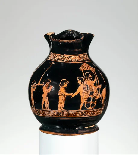 Terracotta oinochoe: chous (jug)