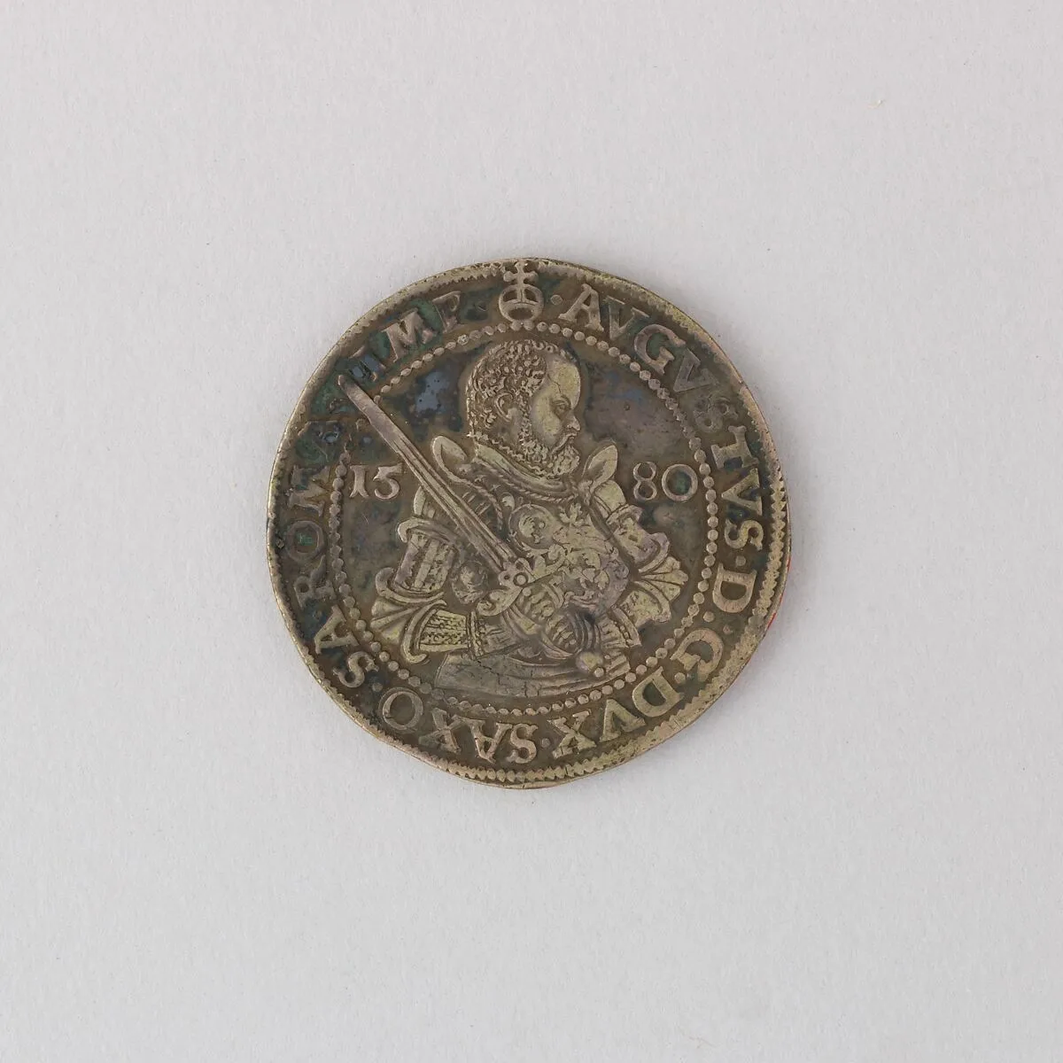 Coin (Thaler) Showing August I (The Pious) of Saxony — Unknown