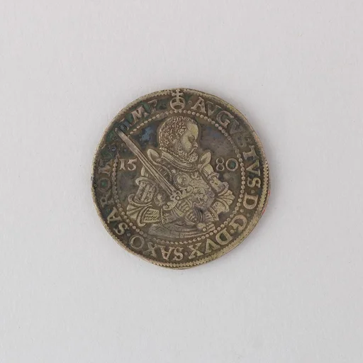 Coin (Thaler) Showing August I (The Pious) of Saxony