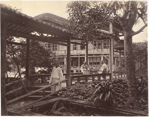 Way to the Theater Pon-Jing-Quais Garden, Canton
