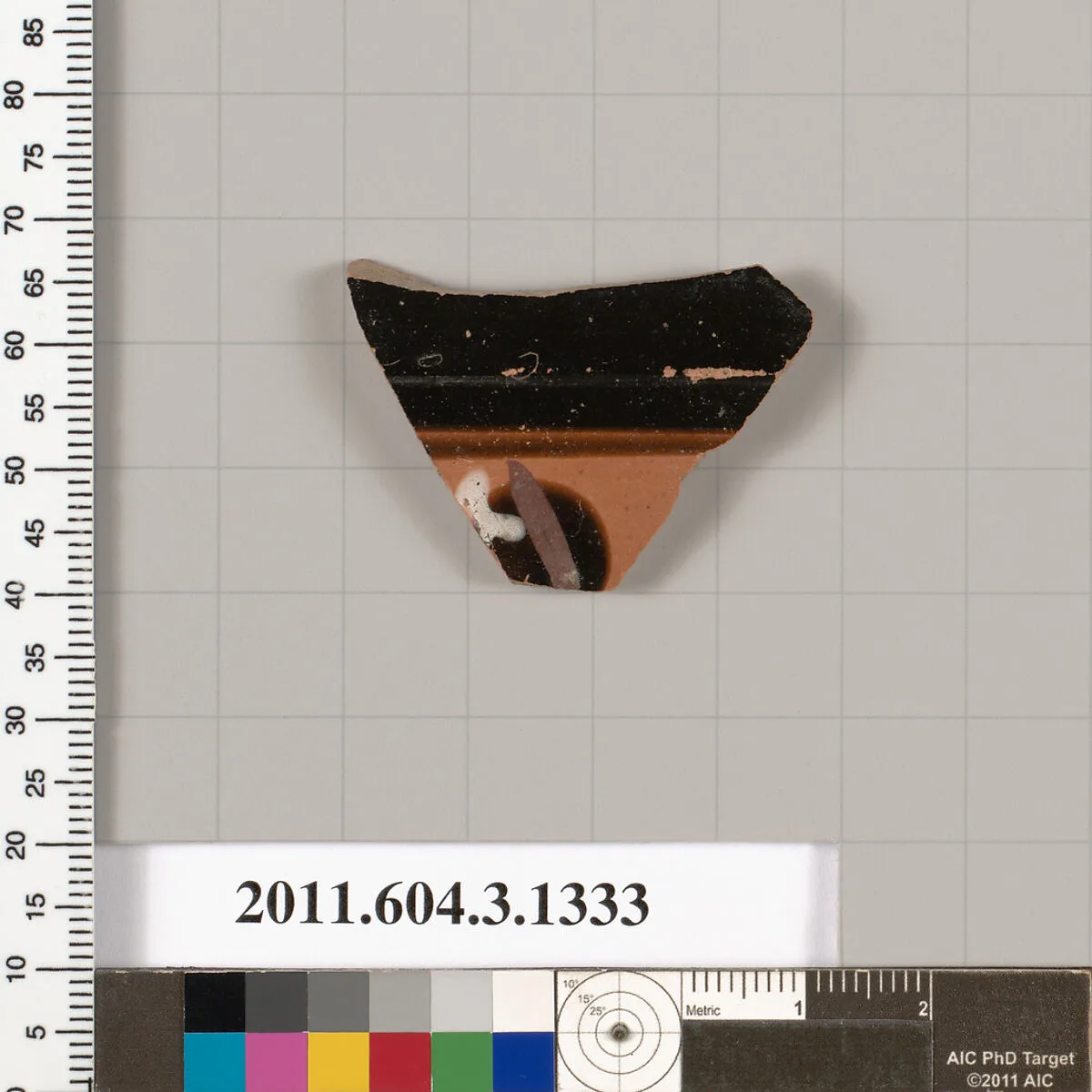 Terracotta fragment of a skyphos (deep drinking cup) — Unknown