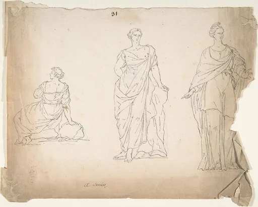 Studies of Female Statues