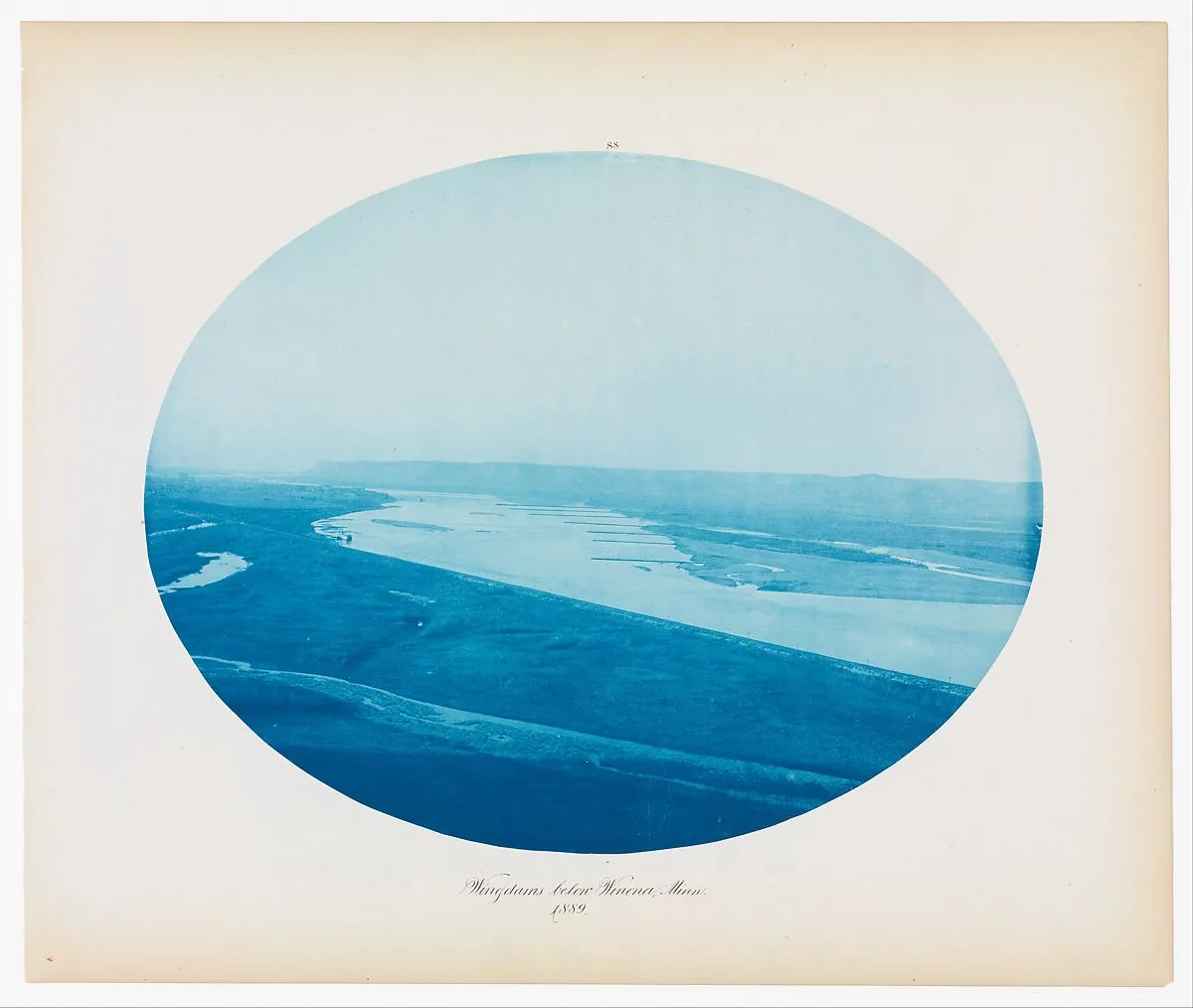 No. 88. Wingdams below Winona, Minnesota — Henry P. Bosse
