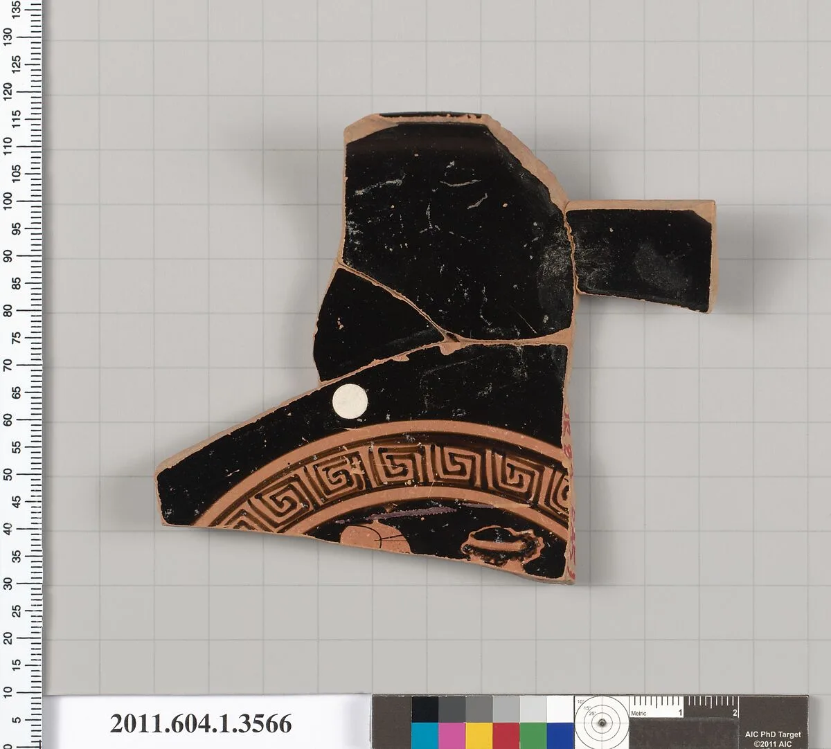 Terracotta fragment of a kylix (drinking cup) — Unknown