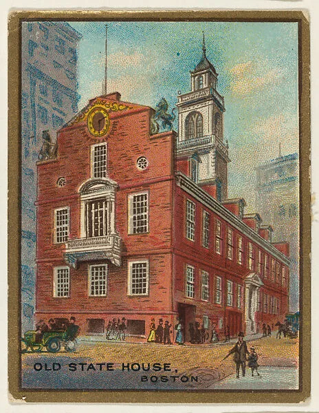 Old State House, Boston, from the "Historic Homes" series (T69), issued with Helmar Cigarettes by S. Anargyros Tobacco Company — S. Anargyros Tobacco Company