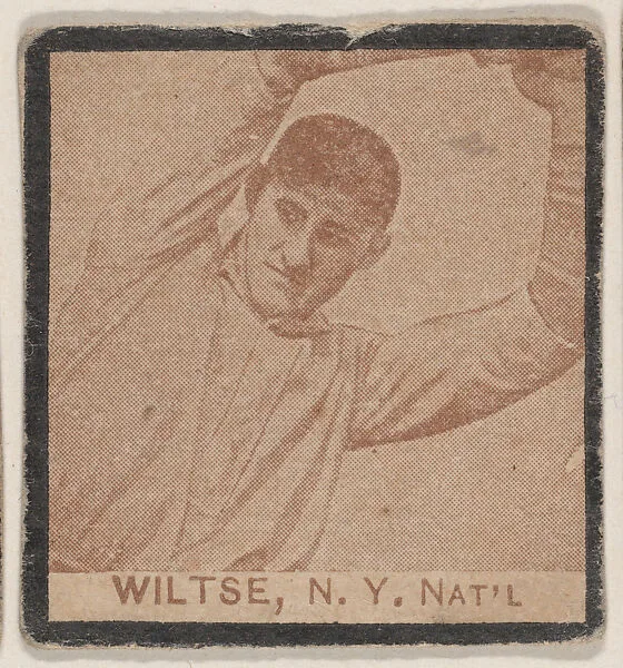 Wiltse, N. Y. Nat'l from the Jay S. Meyer Base Ball Snap Shots candy series (W555) — Jay S. Meyer Confectioners, Philadelphia