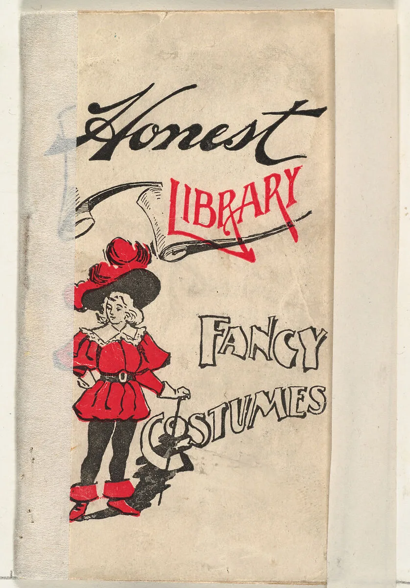 Fancy Costumes, from the Honest Library series (N115) issued by Duke Sons & Co. to promote Honest Long Cut Tobacco — Donaldson Brothers|W. Duke, Sons & Co.