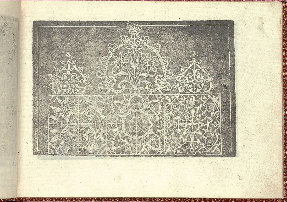 Corona delle Nobili et Virtuose Donne: Libro I-IV, page 4 (recto) — Cesare Vecellio