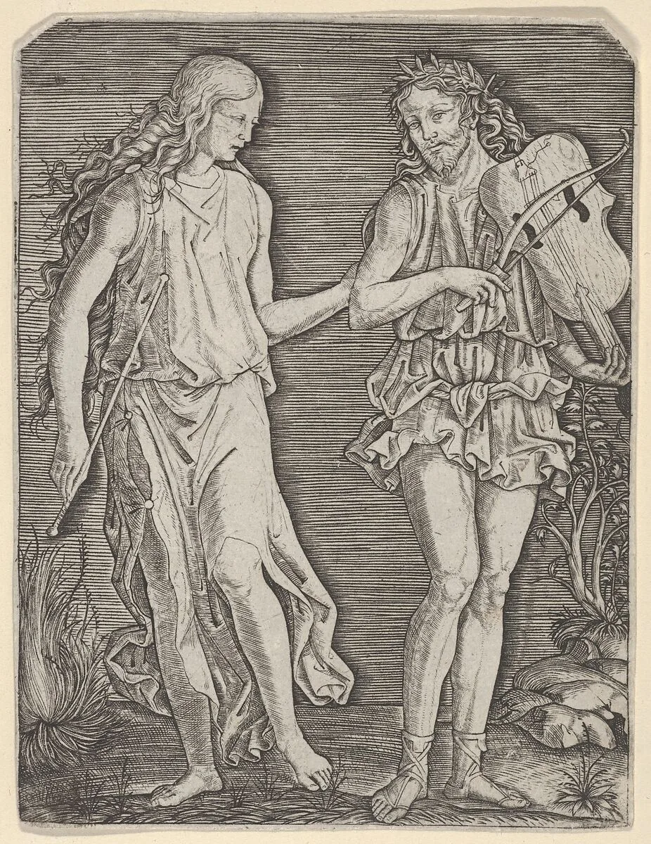 Orpheus and Eurydice — Marcantonio Raimondi|Francesco Francia