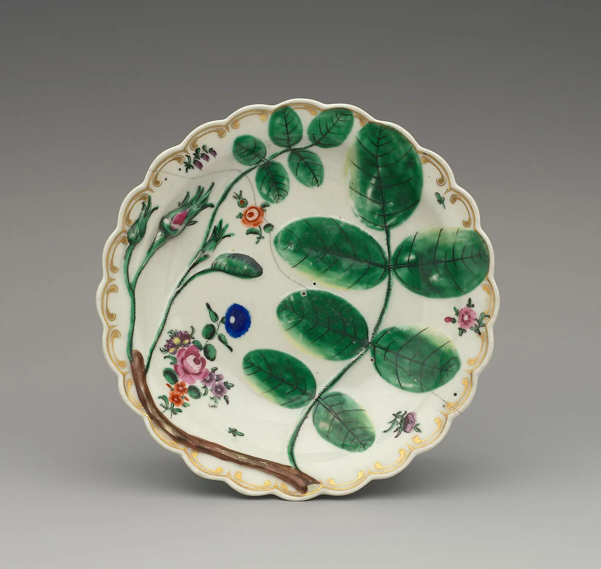 Plate — Worcester factory