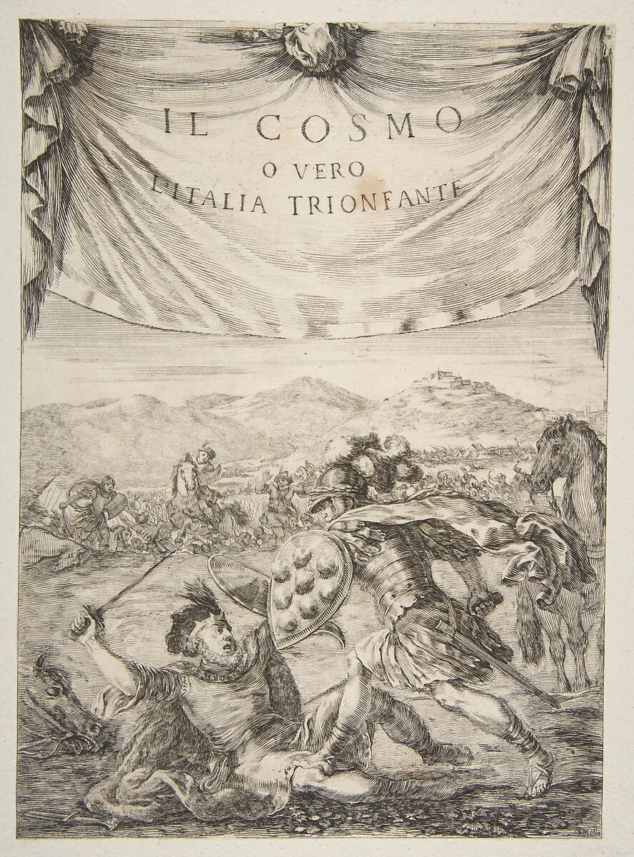 Frontispiece for Il Cosmo — Stefano della Bella|Giovanni Carlo Coppola