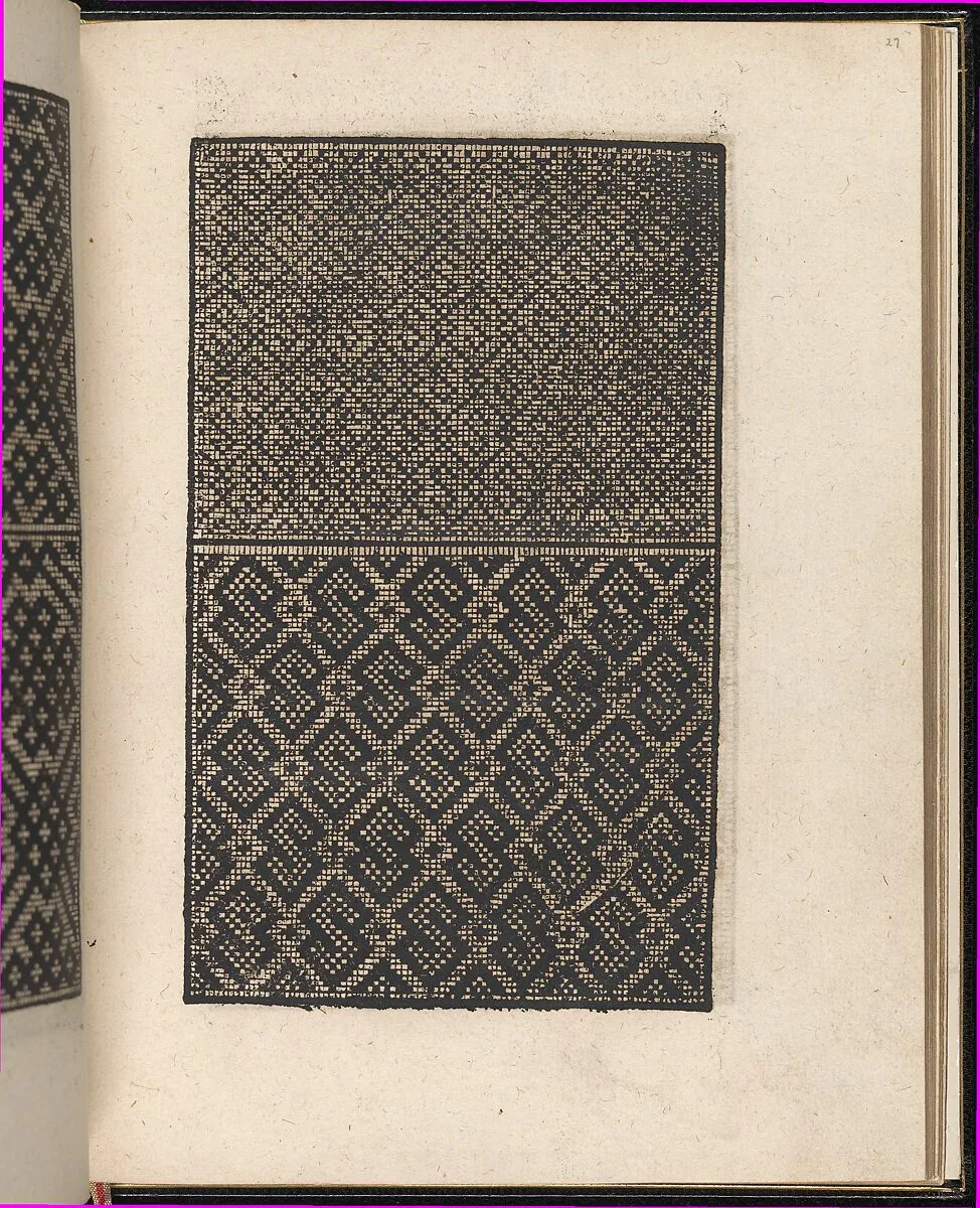 Page from Ein new kunstlich Modelbuch...(Page 27r) — Peter Quentel