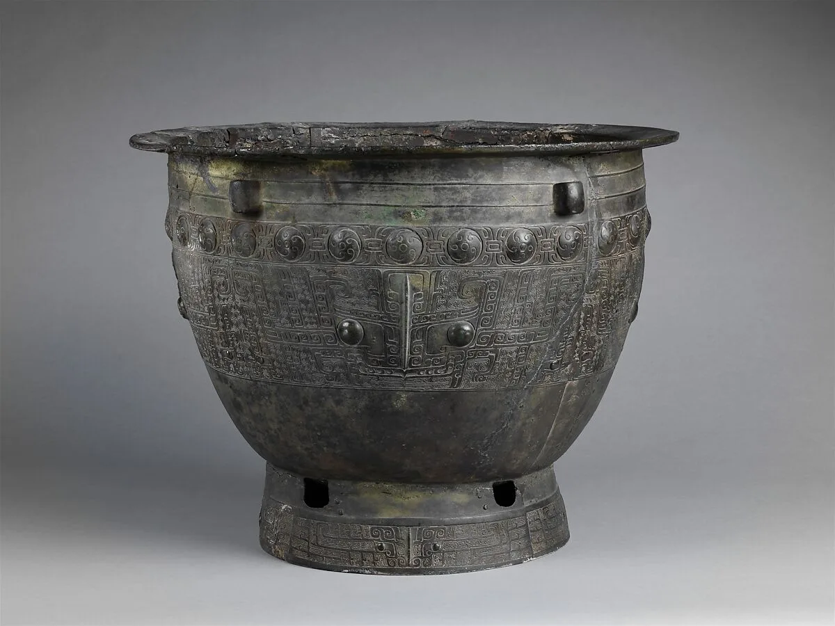 商 青铜盂|Food container (yu) — Unknown