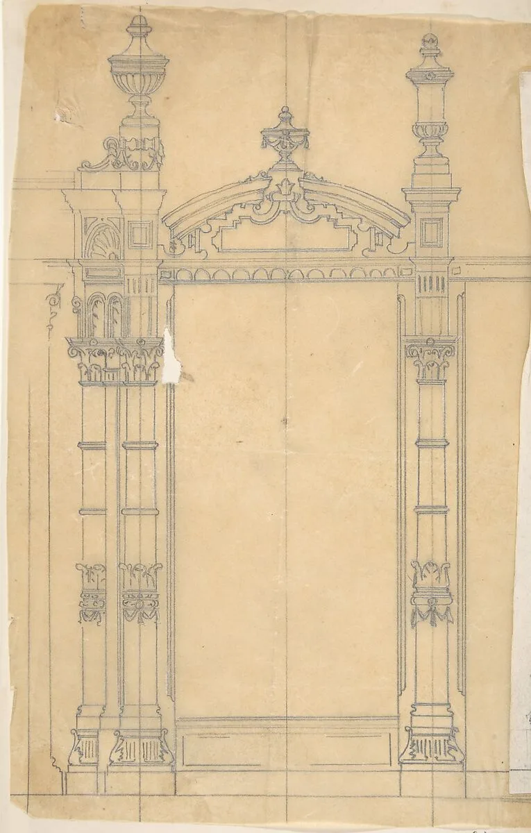 Design for Grate — Anonymous, British, 19th century