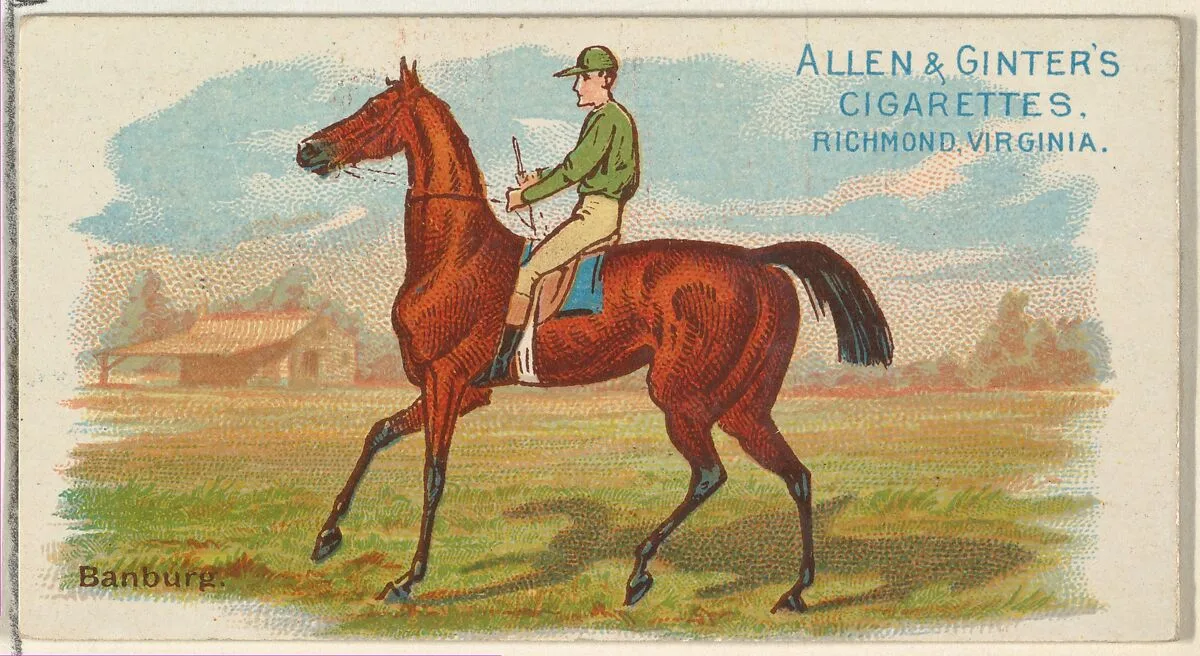 Banburg, from The World's Racers series (N32) for Allen & Ginter Cigarettes — Allen & Ginter|Lindner, Eddy & Claus