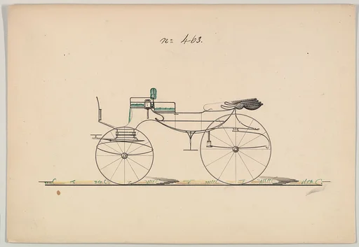 Design for Vis-à-vis/ Barouche, no. 463