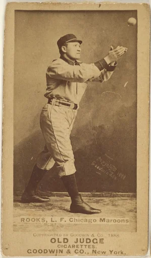 Rooks, Left Field, Chicago, from the Old Judge series (N172) for Old Judge Cigarettes